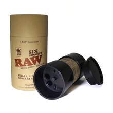 Raw 6 Six Shooter Filler King Size + Aluminum 2.5 Inch Large Grinder - As Pic - View 5