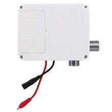 htyLlave de Sensor Rosca G1/2in Sensor de induccion automatica Llave de Agua Infrarrojo Solo Grifo frio con Caja de Control para baño Limpieza de Manos sin Contacto Tipo de Altura Altayfg - como en la foto - Ver 8