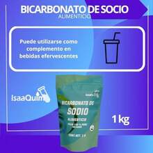 ISAAQUIM Bicarbonato de Sodio Alimenticio 1 kg – Grado Alimentario para Cocina, Limpieza y Más Usos Domésticos - / - Ver 5