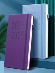 2026-2028 3-Year Monthly Planner (January To December), Soft Cover, With Elastic Pen Loop, 12-Month Display, English Version, Suitable For Organized And Fashion-Conscious Adults, For Journaling | Minimalist Design | Easy-Care Binding