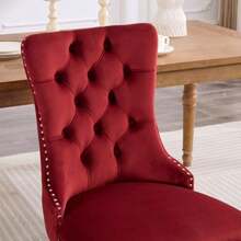 Dining Chairs - WINE RED - View 5