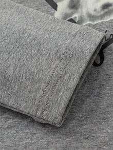 Balabala 女童长袖圆领T恤，透气棉质触感，穿着舒适不闷热 - 中花灰 - 查看 4