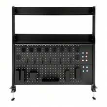 SENDERPICK 1PCS 2 Tier Clip On Shelving Unit Clamp On Desk Organizer Shelf - 100*12.5*95cm - View 7