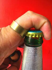 1pc Bottle Cap Opener Ring For Beer, Portable And Personalized Bar And Soda Opener, Popular Among Netizens,Stainless Steel Ring Bottle Openers, Cool Finger Beer Opener Rings For Men & Women - Perfect Party Gift,Portable, Durable & Easy-To-Use For Beer And Soft Drink Caps, Perfect For Grilling, Outdoor Cooking & Everyday Use, Beer Accessories,Portable Beverage Opening Tool - Durable And Easy To Use - Multicolor - View 8