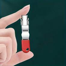 Swiss Crafted Ultra-Thin Folding Nail Clipper, Stainless Steel Portable Compact Design, Trimming Tool For Anytime Anywhere, Travel Essential Accessory & Home Care Gift, Exquisite Durable Affordable Fashionable, Manicure Tool, Personal Care, Nail Clipper, Manicure Tool, Toenail Clipper, Professional Nail Clipper, Nail Care, Gift - Multicolor - View 3