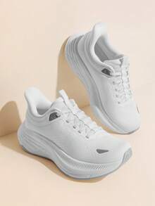 Hands-Free Slip-On Sneakers For Women – All-Day Comfort For Walking, Running, Gym & Athletic Wear Comfortable Women's Walking Shoes With Cushioning ActiveBreeze Non-Slip Running And Tennis Sneakers | Breathable Athletic Shoes For Gym Workouts - 白色 - 查看 1