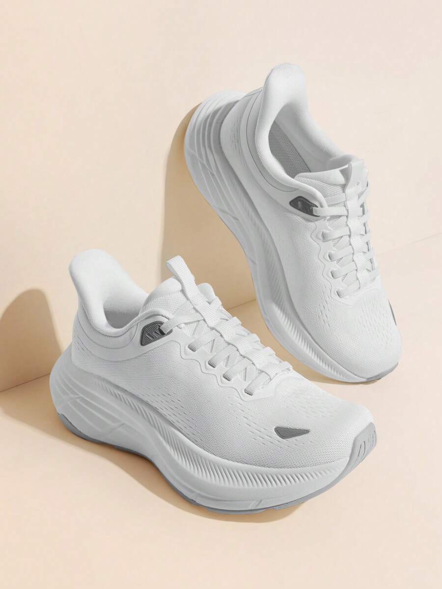 Hands-Free Slip-On Sneakers For Women – All-Day Comfort For Walking, Running, Gym & Athletic Wear Comfortable Women's Walking Shoes With Cushioning ActiveBreeze Non-Slip Running And Tennis Sneakers | Breathable Athletic Shoes For Gym Workouts - 白色 - 查看 1