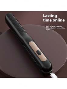 直板夹，三合一美发器，可打造海滩波浪卷发，配备3个可替换陶瓷板，轻松打造顺滑直发，或使用圆润边缘打造亮泽卷发和波浪，满足造型师的造型需求。电池容量3000mAh - 彩色 - 查看 7