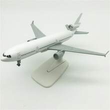 1 pieza Modelo de avión con soporte de exhibición para coleccionistas y entusiastas - Blanco - Ver 7
