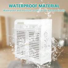 XGEGAESOW Arma de baño Pared clóset de Almacenamiento soe el Inodoro Gabinete para Baño clóset de baño montado en la Pared para baño Sala de Estar Cuarto de Lavado y Cocina Blanco - Blanco - Ver 6