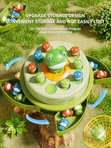 Frog Bounce And Catch Game, Catching Music Games For Kids 4-8 8-12, Frog Pop Up Game, Christmas Birthday Gift For Toddler 3-5 - 綠色 - 查看 4