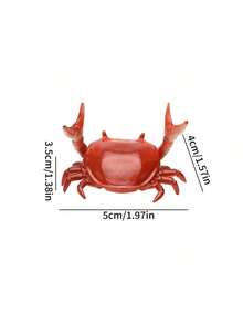 1pc Weightlifting Crab Pen Holder & Stand Desk Decor Model - Multicolor - View 11