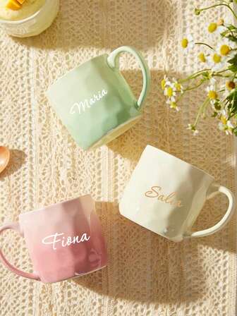 1pc Customized Photo Mug, 380ml/12oz Plastic Tumbler, Multiple Colors, Can Be Used For Washing, Beer, Juice, Milk, Coffee, Easy To Clean, Elegant & Minimalist, High Quality Customized Product, Unique Gift For Girlfriend/Boyfriend, Parents, Wife, Husband, Classmates, Sister, Brother,Suitable For Birthday, Thanksgiving, Wedding Anniversary, Christmas, Halloween