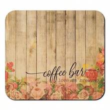 Dish Drying Mat for Kitchen Counter 16x18in Coffee Bar Washable Quick Dish Drying Pad Rubber Backed Absorbent Draining Mat - como en la foto - Ver 1