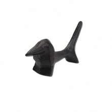 1pc Cast Iron Animal Chopstick Rest, Cute Mini Dachshund Shaped Spoon Holder, Suitable For Home, Hotel And Restaurant Use - Black - View 9