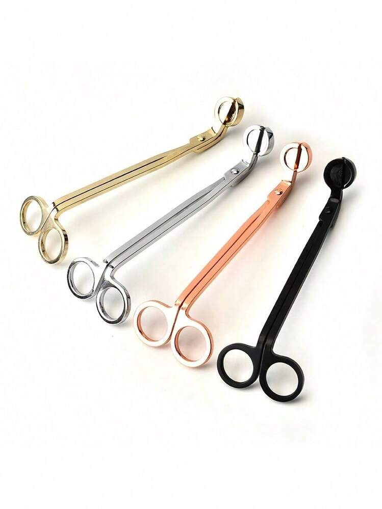 Stainless Steel Wick Trimmer, Candle Scissors, Candle Accessories & Decorations, Candle Snuffer, Home Decor, Wick Cutter, Multiple Colors Available, Birthday Graduation Gift, Ramadan Celebration - Multicolor - View 1