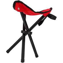RiToEasysports Taburete de Trípode para Acampar, Silla de Campamento con Trípode Plegable Portátil, Asiento de Trípode para Acampar Ligero para Senderismo, Caza, Caminar, Viajes de Pesca(Rojo) - Multicolor - Ver 10
