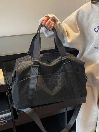 Neue modische Reisetasche, einfarbiges minimalistisches Nischendesign mit Pailletten, stilvoll und cool, geeignet für Kurztrips, Fitness, großes Fassungsvermögen, vielseitig und edel