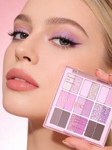 Dasique 18-Color Eyeshadow Palette, Highly Pigmented Long-Lasting Formula, Suitable For Graduation, Birthday Party, Easy To Apply And Blend, Vegan Formula, Rose Girl Charm Color, Christmas Gift For Her, Fashion Cosmetic Brand, Back To School, Bridal Wedding, Summer, Valentine's Day, Vacation - #18 Berry Smoothie - View 4