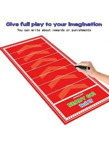 卷轴计分游戏 - 创意饮酒游戏，适合派对活动、订婚派对和汽车派对，完美礼物，聚酯纤维材质，圣诞装饰、家居装饰、新年游戏道具 - 彩色 - 查看 5