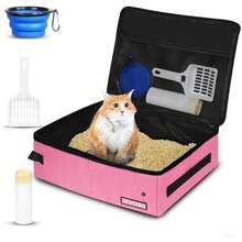 Cat Litter Box - Large-rosado - View 1