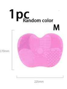 1片/5片装随机颜色硅胶清洁垫，美容工具清洁垫，日常清洁美容刷，化妆刷清洗垫，清洁垫，便携式，收纳整理，化妆品收纳，送女友礼物，送朋友的生日礼物，美容化妆品用品 - 彩色 - 查看 17