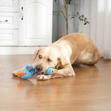 1个柔软毛绒发声狗狗玩偶，帮助狗狗释放和消耗能量，适合小型和中型宠物（不建议大型宠物使用，因为它们可能会咬人）。 - 彩色 - 查看 8