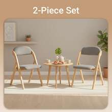 SoBuy FST92 Folding Kitchen Chair With Padded Seat And Backrest W X H X D Approx.: 47 X 77 X 60 Cm - Gray *2 - View 10