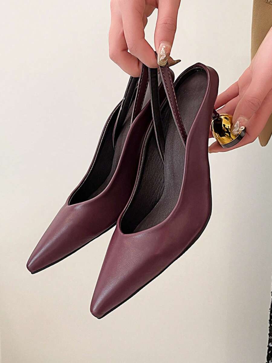 2026 Elegant French Style Closed Toe High Heel Sandals, Suitable To Pair With Dresses