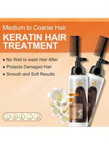 SUMIFANG 这款直发护理产品蕴含摩洛哥阿甘油、乳木果油和角蛋白，令秀发柔顺亮泽，有效抚平毛躁。它能持久保持秀发柔顺，散发怡人香气，且易于造型。适合所有发质。