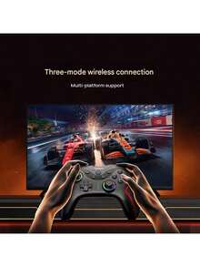 Lenovo S01 Tournament-Grade Esports Gamepad, Type-C Fast Charging, ±0.5° Joystick Precision, 1000Hz Polling, 30ms Latency, Interchangeable Cover, Obsidian Black - Obsidian Black - View 5