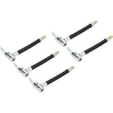 Manguera para Inflar Neumáticos, 5 Piezas 10 Cm Manguera para Inflar Neumáticos Inflación Rápida Adaptador de Manguera de Bomba de Aire sin Fugas para Automóvil Bicicleta,37121358 - Multicolor - Ver 2