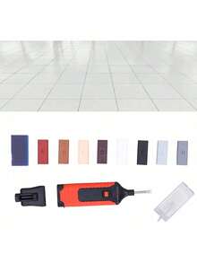 EstiloJuego De ReparacióN De Azulejos, Pluma De CalefaccióN EléCtrica, Bloque De Cera, Esponja, Brechas De Grietas, Herramientas De ReparacióN Para RestauracióN De PorcelanaVersióN Mejorada - 1 - Ver 6