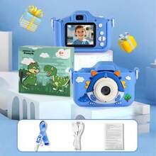 Kids Camera, Dual Cameras, 1080P HD, 48MP, Multifunctional, Support Video, Games, Music, Birthday Gift For Boys/Girls