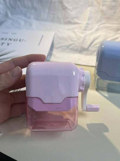 2pcs/1pc Hand Crank Pencil Sharpener, Essential School Supplies
