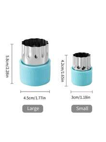 12pcs Stainless Steel Mini DIY Fruit Cookie Cutter Set, Vegetable Shaped Biscuit Mold, Cake Food Cutting Mold, Kitchen Tool, Mini Cookie Stamp, Suitable For Cookies, Mini Pies, Fondant, Vegetables, Fruits - Multicolor - View 5