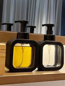 300毫升/500毫升泡沫皂液器，塑料可填充泡沫洗手液泵瓶，适用于浴室和厨房（黑色） - 彩色 - 查看 12