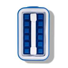 1pc Reusable 16-Cavity Ice Cube Tray, ABS Ice Block Mold, No-Touch Ice Making And Releasing, Kitchen & Bar Accessories (Blue/Green) - Multicolor - View 12