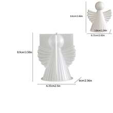DIY Silicone Angel Mold, Angel Wings, Wax Candle Mold, Epoxy Resin Jewelry Mold, Gypsum Mold, Handmade Gift Mold - White - View 6