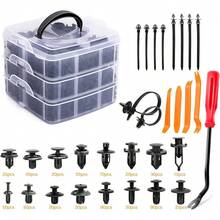 700PCS Car Body Plastic Auto Fasteners Push Trim Clips Pin Rivet Bumper Kits - 700 PCS - View 8