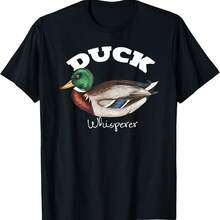 Duck Whisperer Mallard Duck Shir Love Ducks T-Shirt - 紅色 - 查看 1