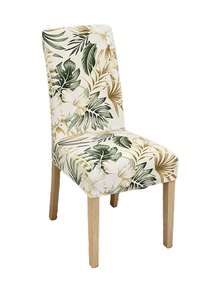1/4/6pcs Geometric Digital Print Chair Covers, Minimalist Modern All Season Home Dining Chair Slipcovers, Removable Seat Protectors, Suitable For Various Occasions - Multicolor - View 12