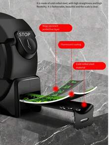 荧光卷尺，自锁式卷尺，激光标记，加厚防割耐磨卷尺，适用于户外测量、家居装饰测量、工业测量工具 - 黑色 - 查看 7