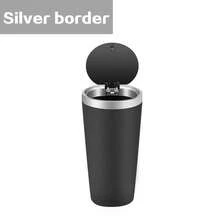 1pc Car Trash Can With Lid, Portable Car Garbage Bin, Fits Cup Holder And Armrest, Multifunctional Car Organizer, Compact In-Car Waste Container, Essential Car Accessory - Multicolor - View 13