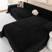 1pc Universal Sofa Cover/Throw, Fits Single, Loveseat, 3-Seater & 4-Seater Sofas, Machine Washable, Pet Protector, Modern Home Decor