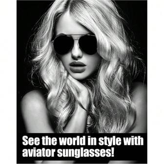 Droppformade solglasögon för kvinnor och män med UV400-skydd och polariserade glas - perfekta för utomhusaktiviteter