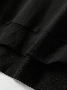 Men's Y2K Style Pure Cotton Hooded Sweatshirt Allsaints Tokyo Underground London Fashion Streetwear Urban Design Kangaroo Pockets And Drawstrings Long Sleeves Loose And Casual Thick Fabric Ideal For Gifts In Autumn And Winter High Quality Men's Clothing S To XL - Negro - Ver 7