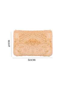 Shaggy Rug 40x60cm Rectangular Color Options - สีอูฐ - ดู 2