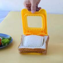 3-In-1 Sandwich Maker Set, Includes Sandwich Cutter, Pancake Maker, And Dinosaur, Heart, Square, Star Shaped Cutters - Silver - View 8