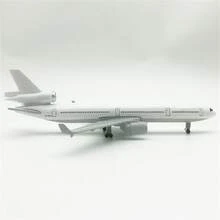 1 pieza Modelo de avión con soporte de exhibición para coleccionistas y entusiastas - Blanco - Ver 6